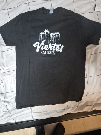 T-Shirt Russell Viertel Musik schwarz Grösse S gebraucht