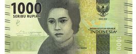 Indonesiien 1000 Rupiah P-154 UNZ
