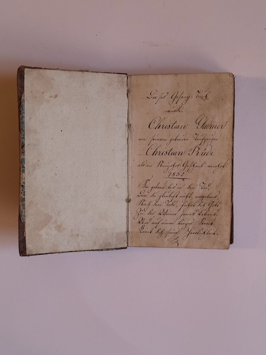 Libri: Kirchliches Gesangsbuch 19. Jahrhundert. 1832 – Usato da Lustmühle venduto da Belair1955 1