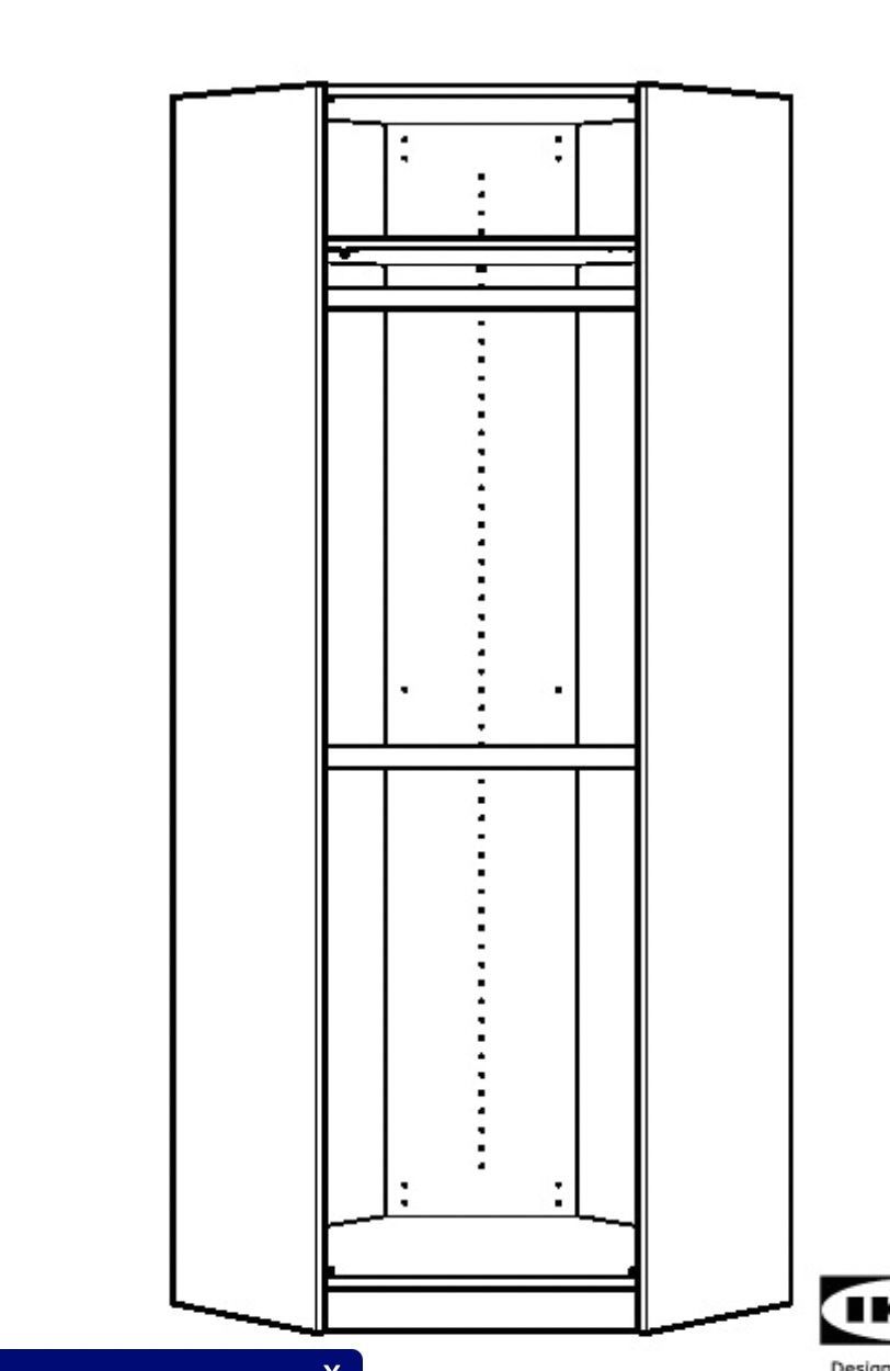 Ikea Armoires: IKEA PAX Corner Wardrobe Module - 236 cm High - White Gloss – D'occasion à Zollikerberg par luc_q6bs 2