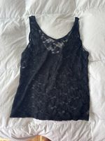Débardeur H&M dentelle noir taille M bon état