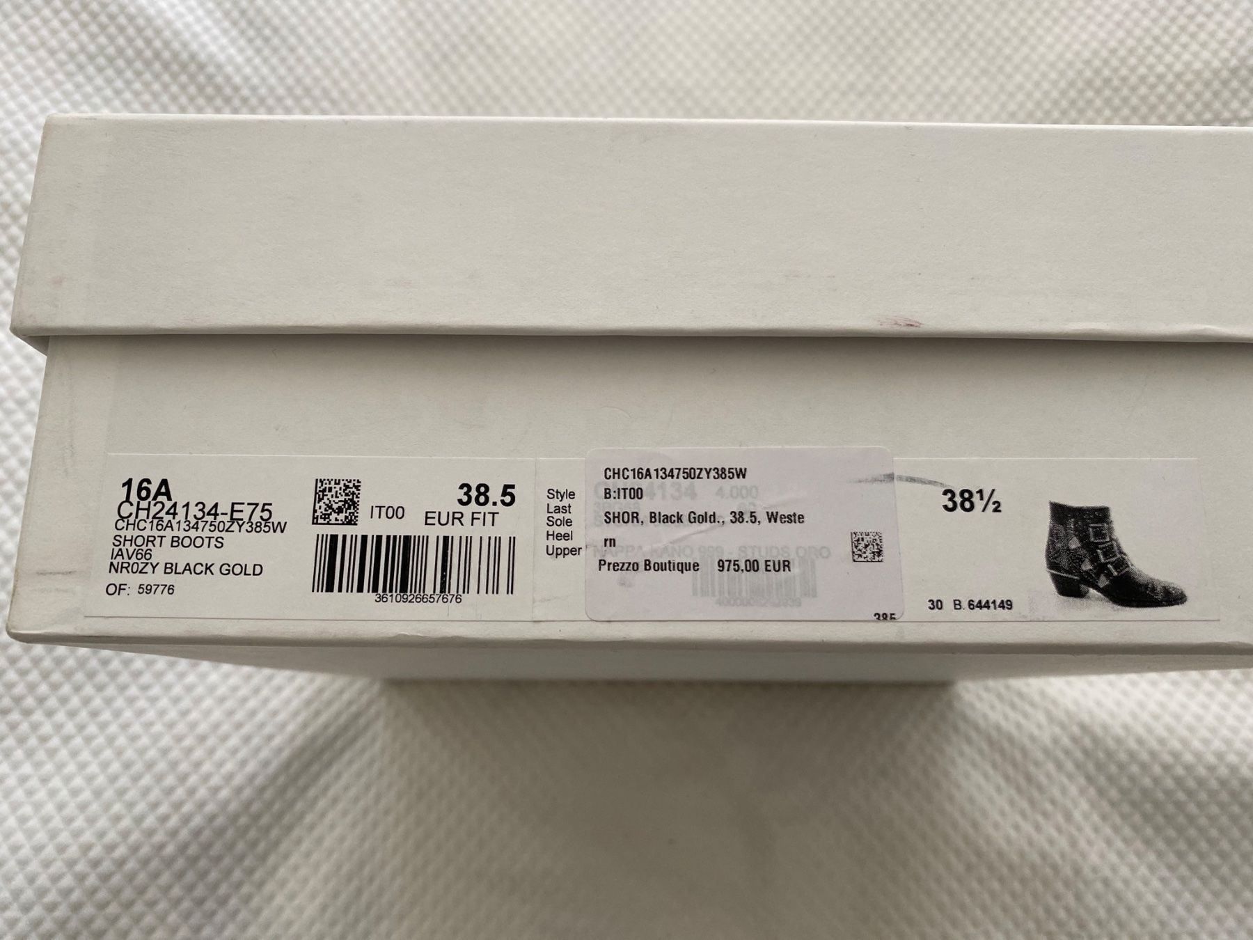 Chloé Scarpe da donna: Chloé Stiefelletten Black Gold – Usato da Bern venduto da schnupka 8