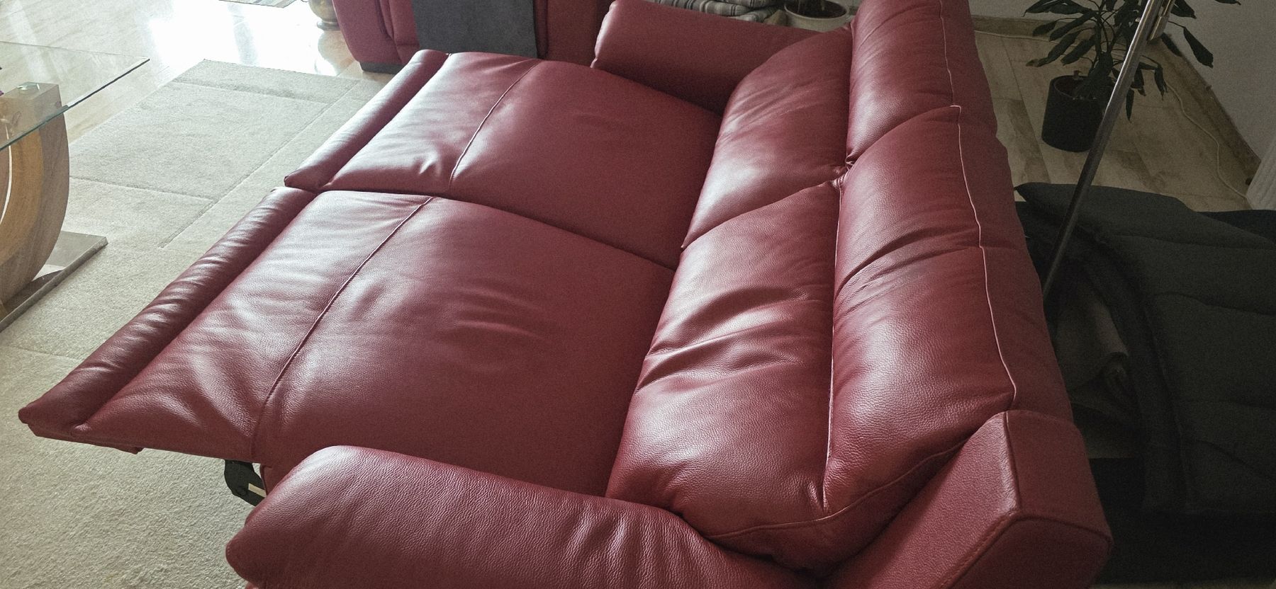 Divani: 3-Relaxsofa Leder Louvre – Usato da St. Pantaleon venduto da dor_5yzm 3