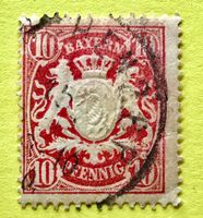 Briefmarken aus Bayern Wappen  gestempelt