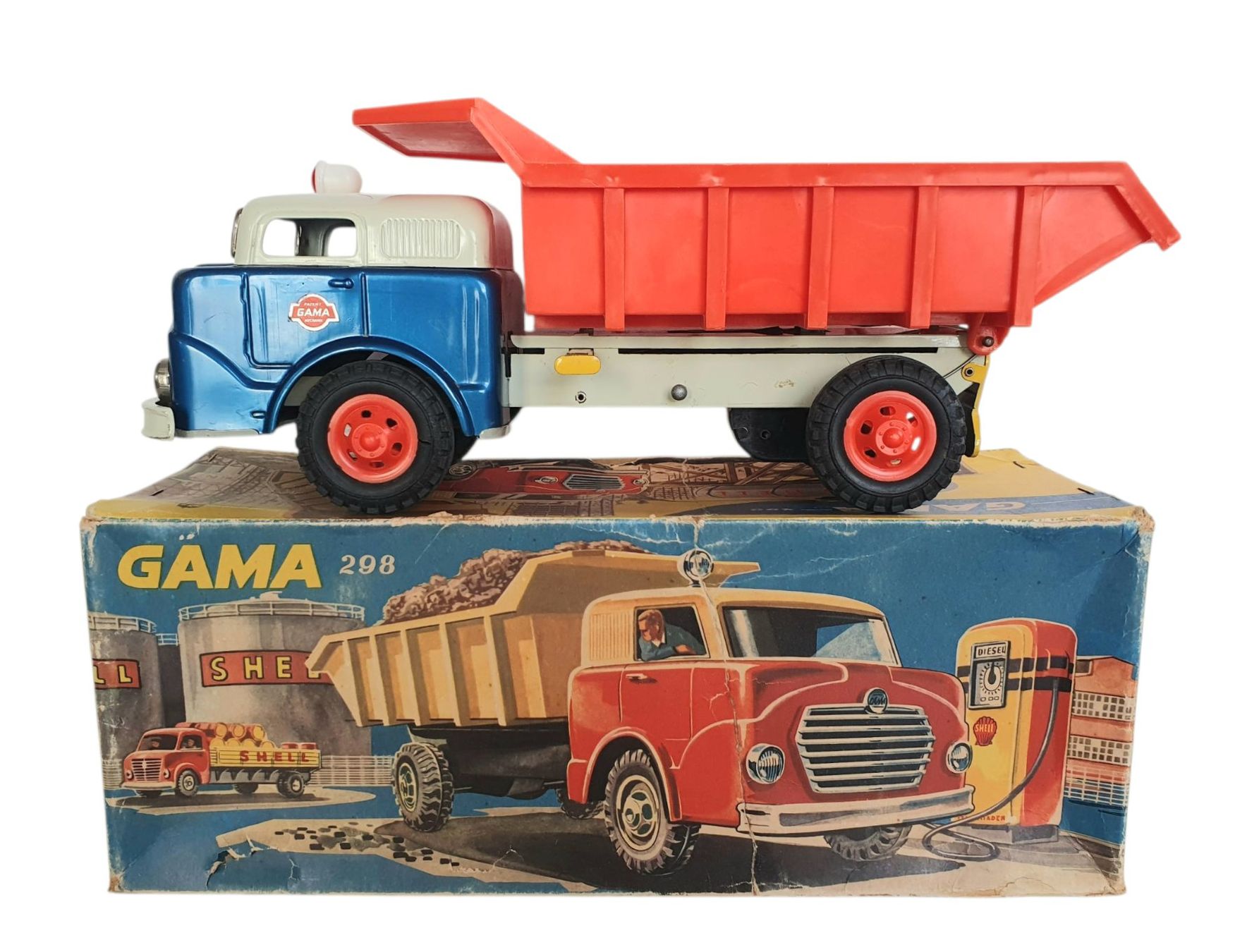 Gama Giocattoli: Gama Lastwagen mit Kippmulde – Usato da Flawil venduto da RoverVitesse