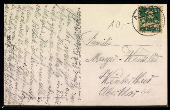 Cartoline postali: AK Arbon, Teilansicht mit Promenade – Usato da Berlin venduto da bartko-reher 1