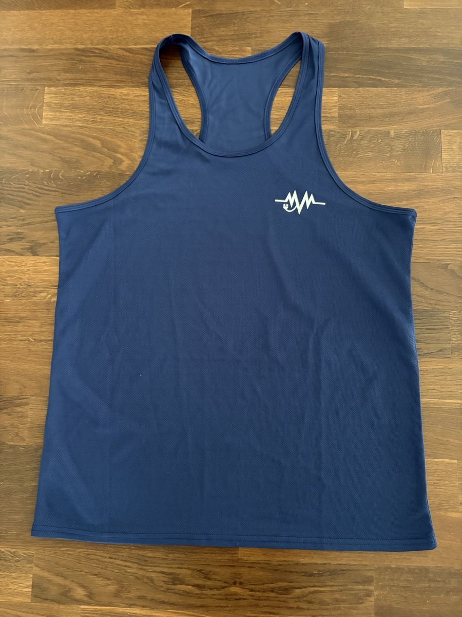T-shirt: Blaues Tanktop, Grösse XL- Top! – Nuovo (secondo la descrizione) da Dübendorf venduto da ani_xht5