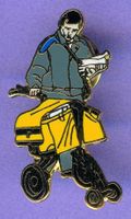 DB  Pöstler mit Handwagen