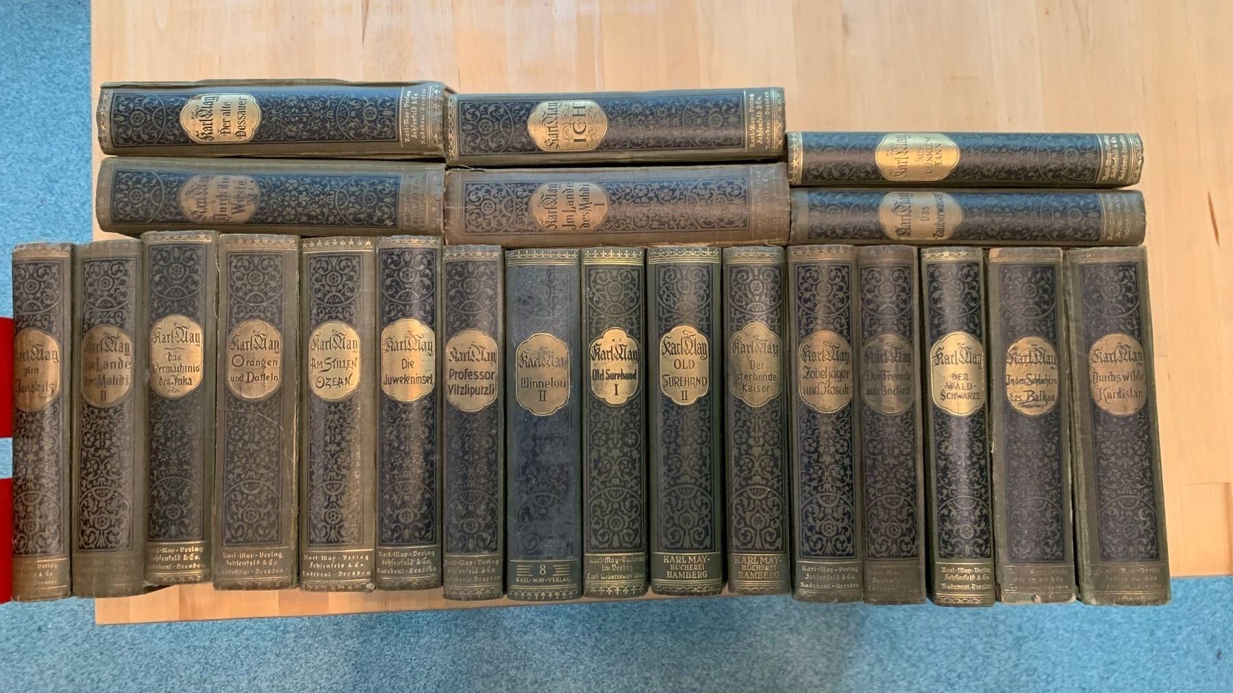 Libri: 22 Antike Karl May Bücher – Usato da Rheinfelden venduto da stobifant 2