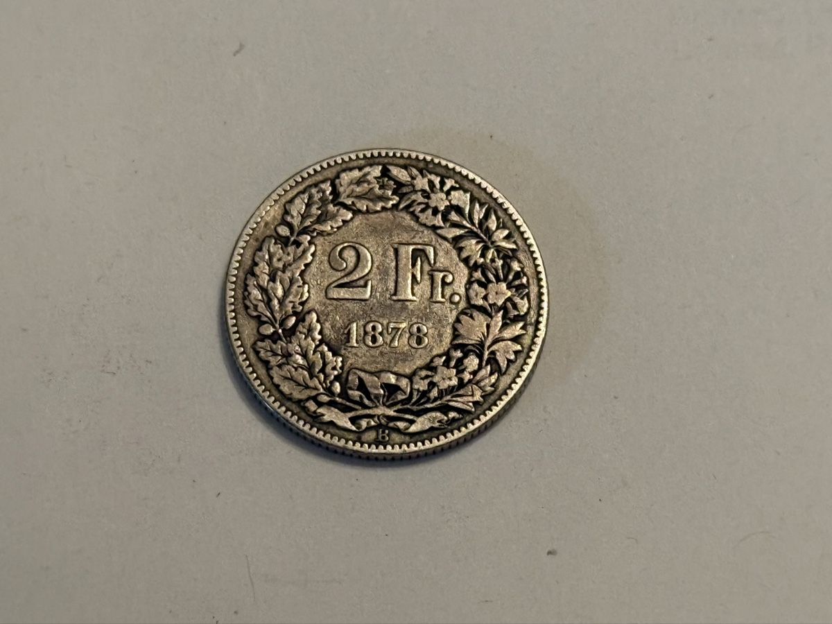 Toutes les monnaies: Schweiz 2 Franken 1878  – D'occasion à Zürich par daki81