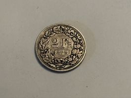 Schweiz 2 Franken 1878 