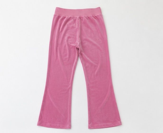 Leggings: Rosa Velours Schlaghose – D'occasion à La Punt Chamues-ch par yara.mueller 1