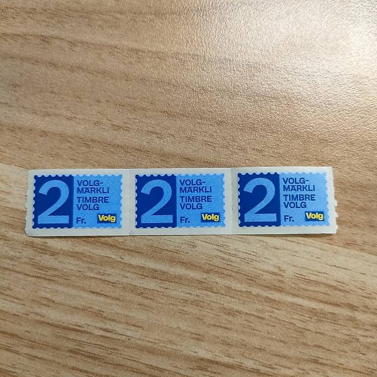 Timbres & points: 3x2Fr. Volg Märkli – Neuf avec emballage d'origine à Schaffhausen par tut_jp7n