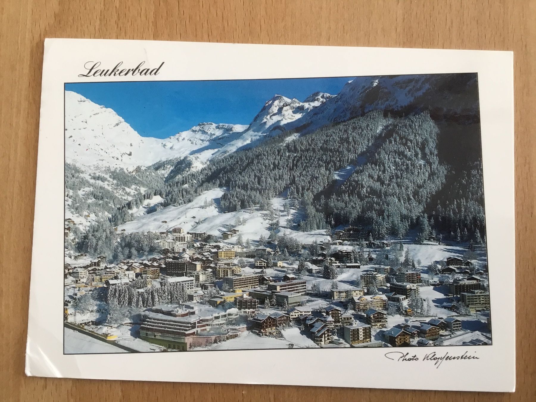 Cartoline postali: Leukerbad Ansichtskarte – Usato da Kerzers venduto da Georges3210