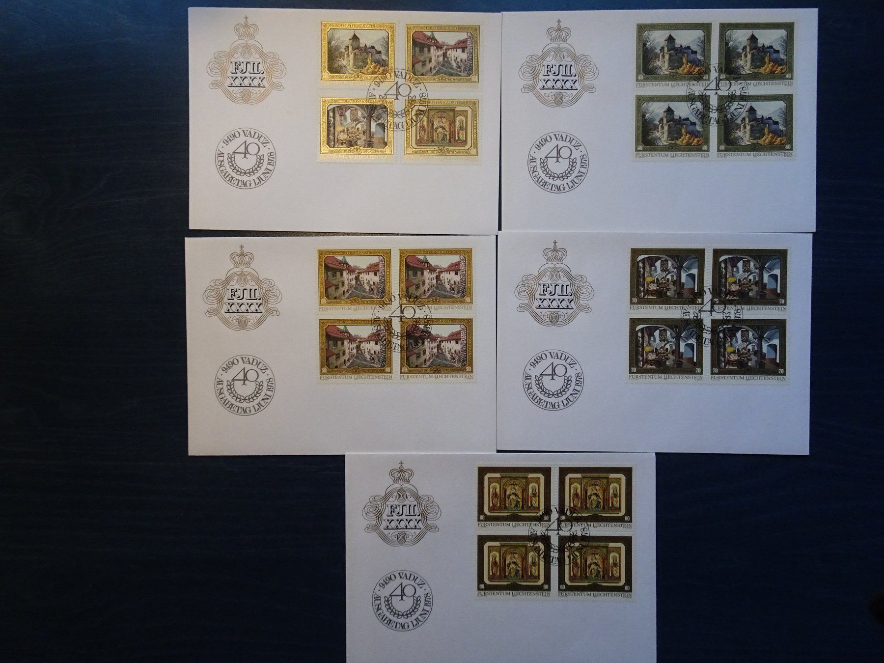 Tous les timbres: FDC 1978 – Neuf (Voir description) à Aadorf par Chnorli-Furz
