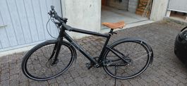 Schwarzes Velo mit Riemenantrieb,Ledersattel, top Zustand