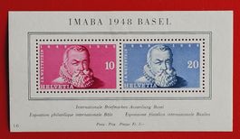 IMABA BASEL BLOCK 31 JOHANN WETTSTEIN 1948*