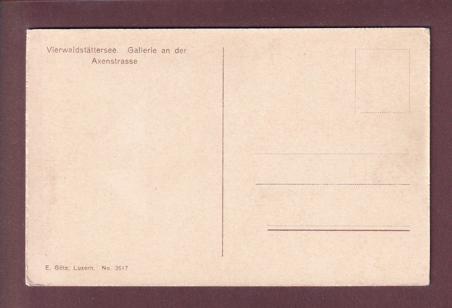 Cartes postales: AXENSTRASSE - Leute - Bristenstock – D'occasion à Pully par nicecards 1
