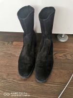 HÖGL STIEFELETTEN WILDLEDER SCHWARZ, GR. 40 