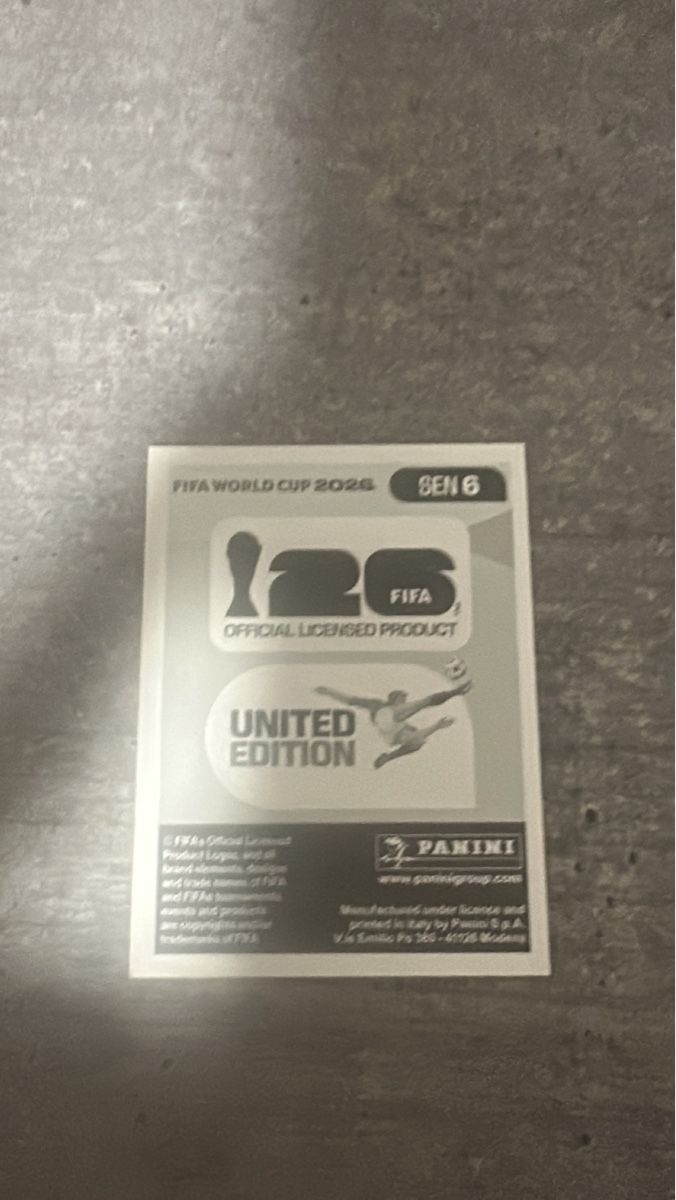 Panini Carte collezionabili: SEN 6 , FIFA WORLD CUP 2026 PANINI  – Nuovo (secondo la descrizione) da Frauenfeld venduto da 1PegPeg1 1