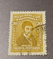 Kolumbien 1926 alte briefmarke