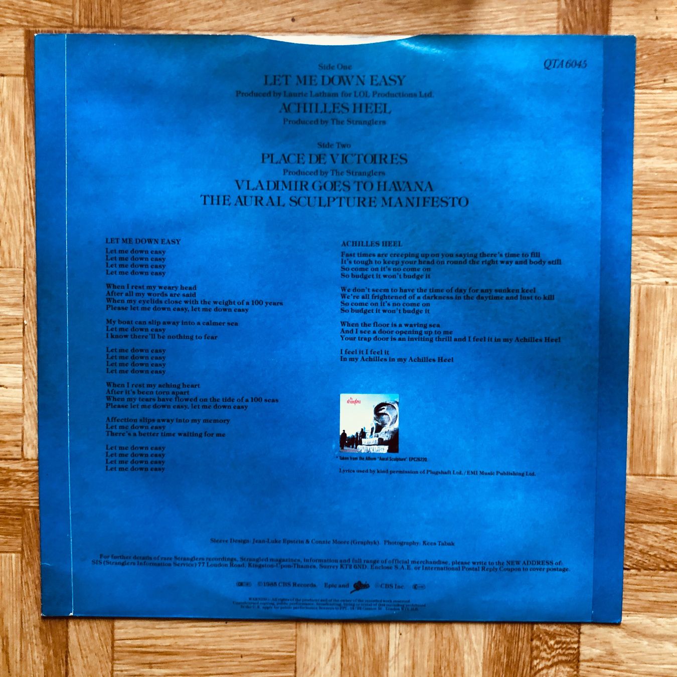 Dischi in vinile: THE STRANGLERS LET ME DOWN EASY  MAXI SINGLE 1985 – Usato da basel venduto da Lastcall 1