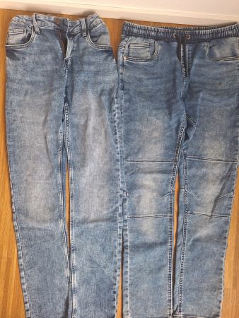 2x Jeans Hosen Gr. 170 stone washed Sommer