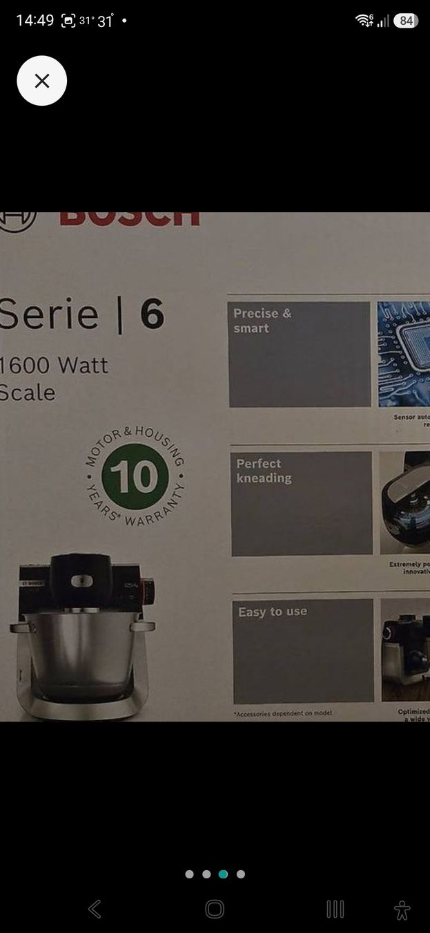 Bosch Elettrodomestici da cucina: Mum 6 Bosch Küchenmaschine  – Nuovo (secondo la descrizione) da Wuppenau venduto da Haexli2000 2