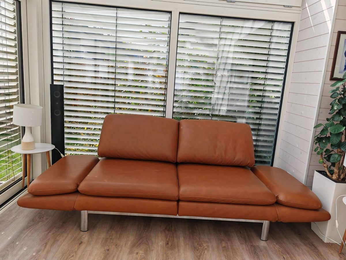 Musterring Divani: Ledersofa, Zweisitzer, Musterring – Usato da Olten venduto da Aileen1399 6