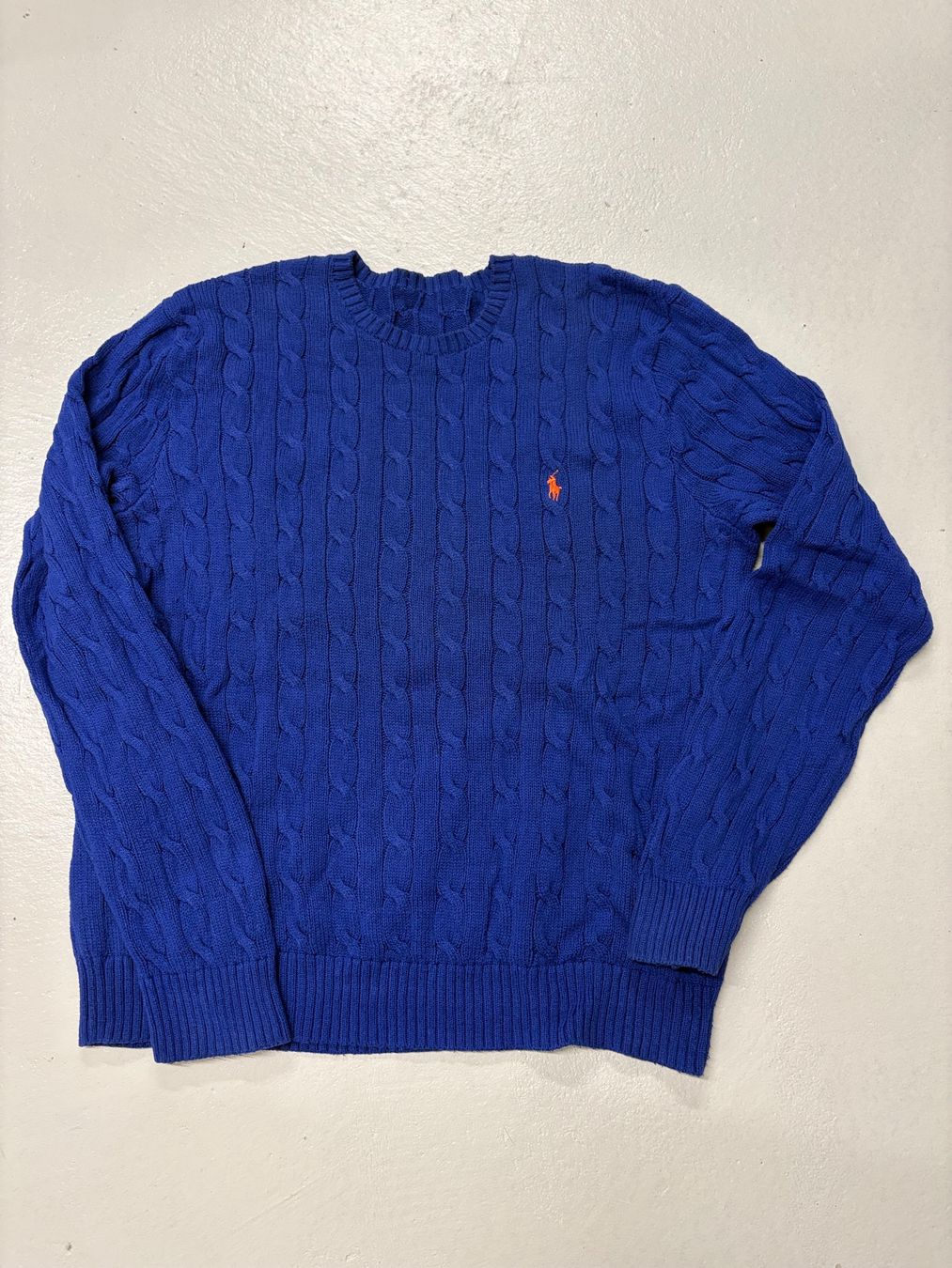 Polo Ralph Lauren Maglioni & Felpe: Polo Ralph Lauren Strickpullover Blau Gr. XXL Baumwolle – Usato da Regensdorf venduto da secondchancefashion 1