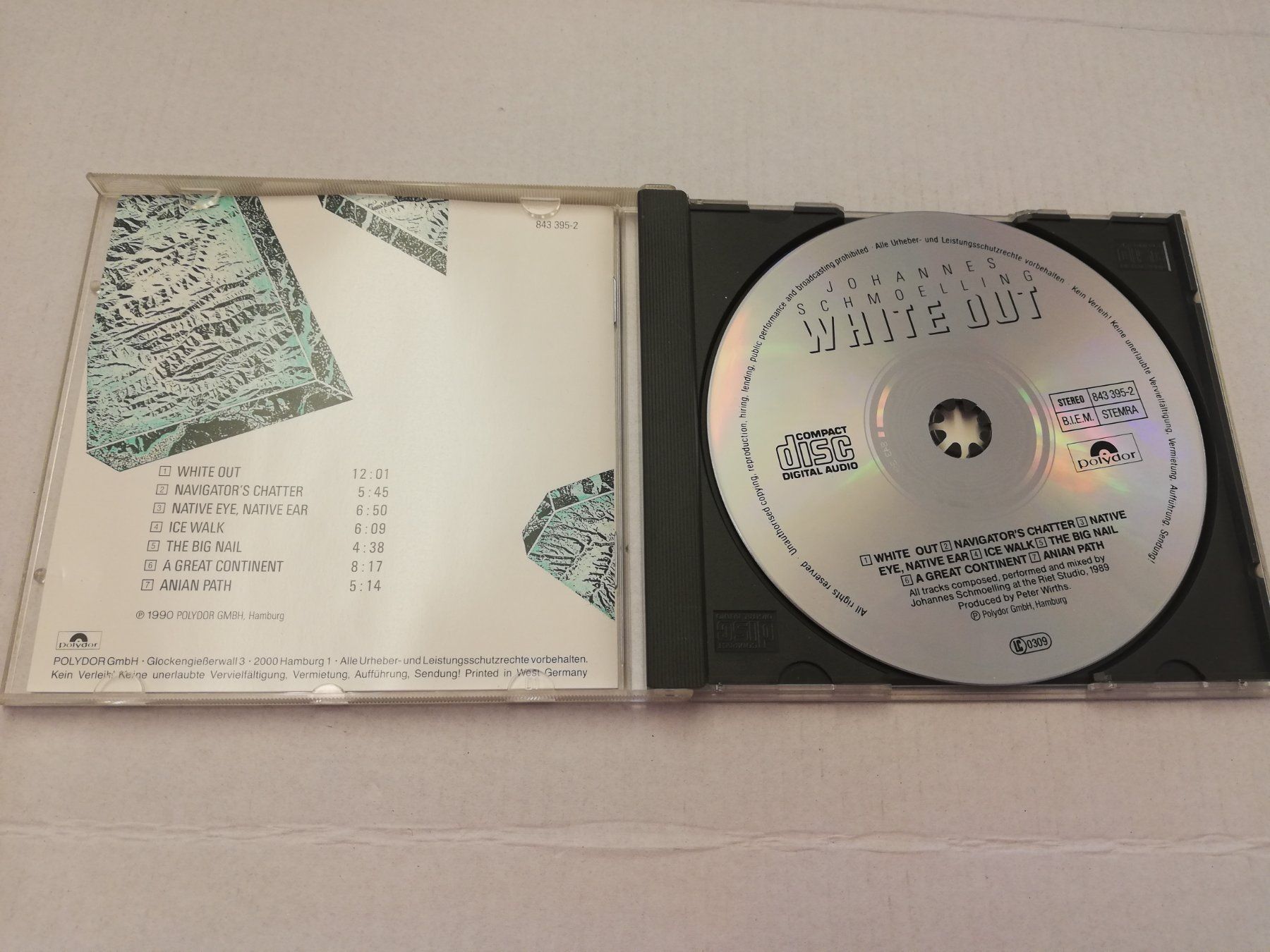 CD: JOHANNES SCHMOELLING - WHITE OUT – Usato da Bern venduto da Vinylsound.ch 2