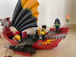Playmobil: Drachen Schiff Boot Kanonen