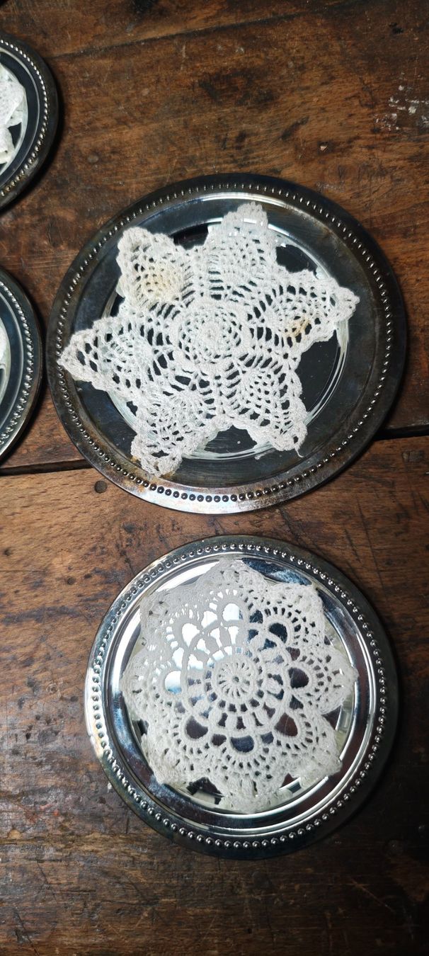 Sottobicchieri: Wunderschöne alte Vintage  Glasuntersetzer – Usato da Gelterkinden venduto da MYSTOREFORYOU4460 5