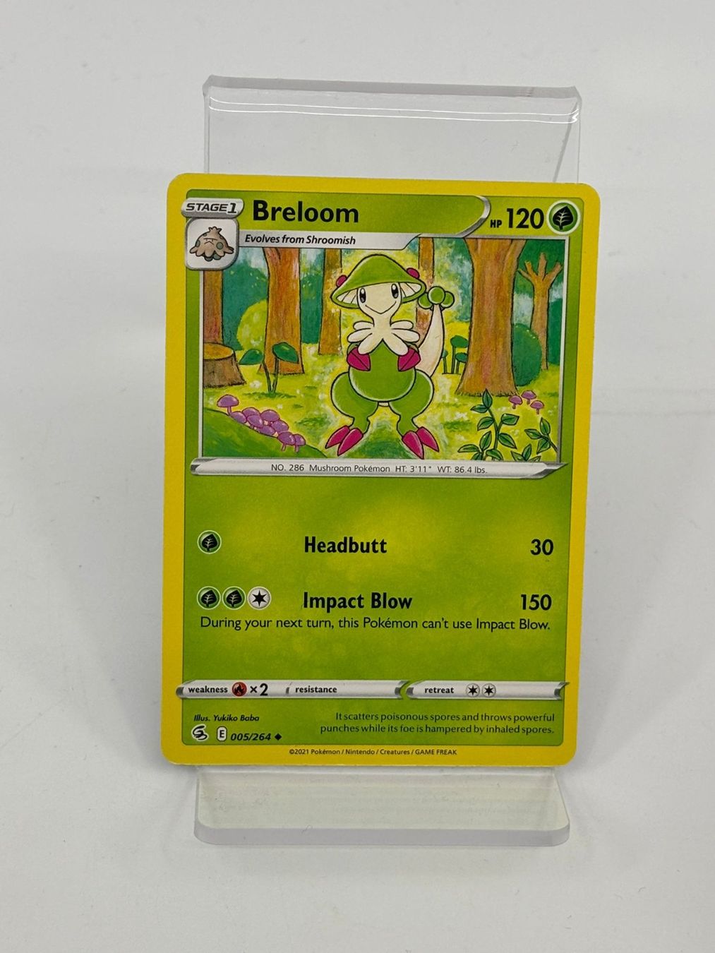 Pokémon Carte collezionabili: Pokemon Breloom 005/264 – Usato da Herisau venduto da Pokemon2025