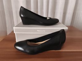 Tamaris Pumps Gr. 39 Leder schwarz neu in Box