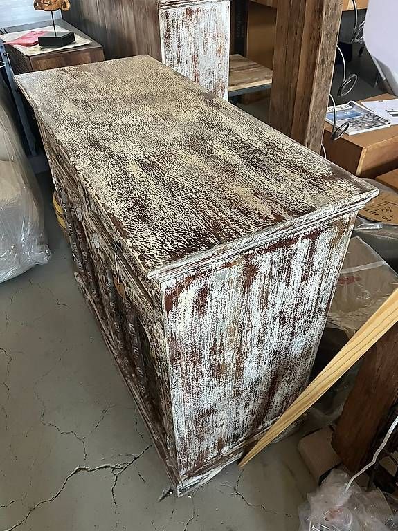 Cassettiere: Kommode Jamahra Shabby Chic Mangoholz – Nuovo (secondo la descrizione) da Zollikofen venduto da uniqueroom 4