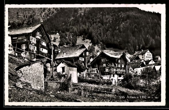 Cartoline postali: AK Altanca, Dorfansicht – Usato da Berlin venduto da bartko-reher