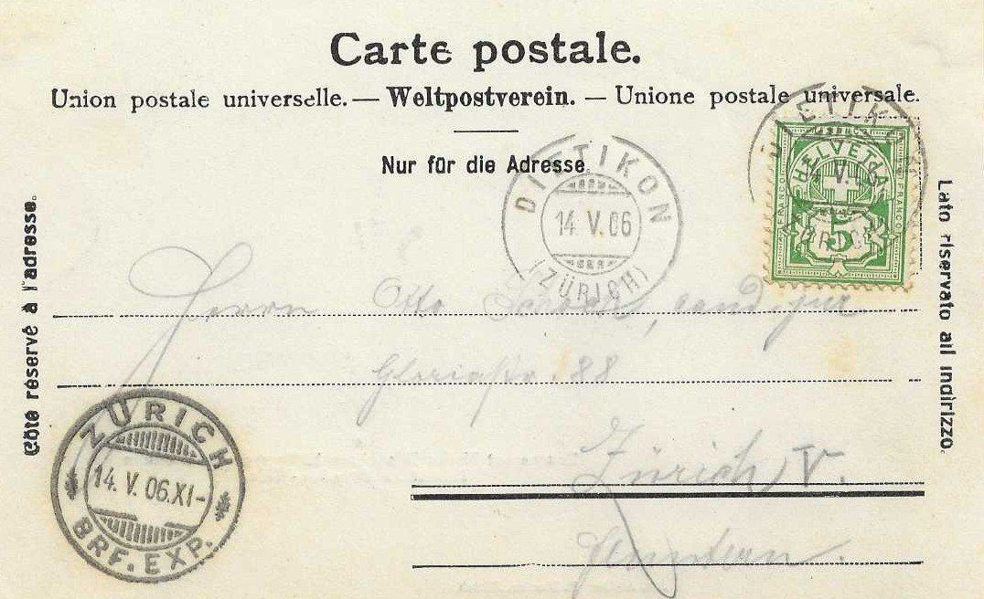 Cartoline postali: AK WIDEN REST. HASENBERG 1905 – Usato da Schlossrued venduto da Aronliam 1