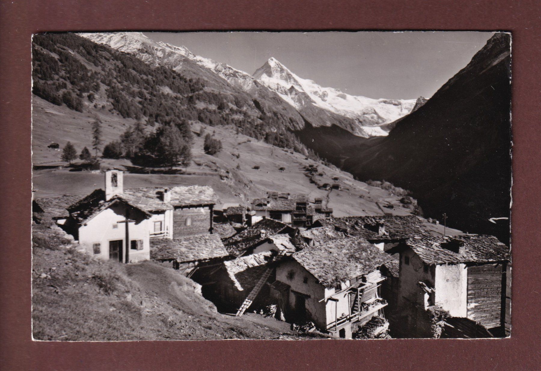 Cartoline postali: LA FORCLA d'Hérens - Dent Blanche – Usato da Pully venduto da nicecards