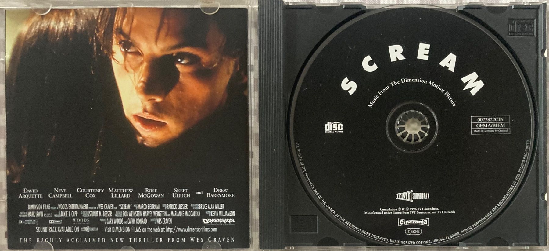 CDs: MUSIQUE DE FILM - SCREAM – Gebraucht aus Poliez-Pittet von Newtown-Records 2