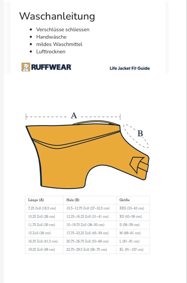 Ruffwear Giubbotti di salvataggio: Schwimmweste Hund Grösse M - Ruffwear – Usato da Thalheim AG venduto da Kolibri1980 9