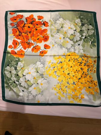 New Beautiful Floral Polyester Scarf