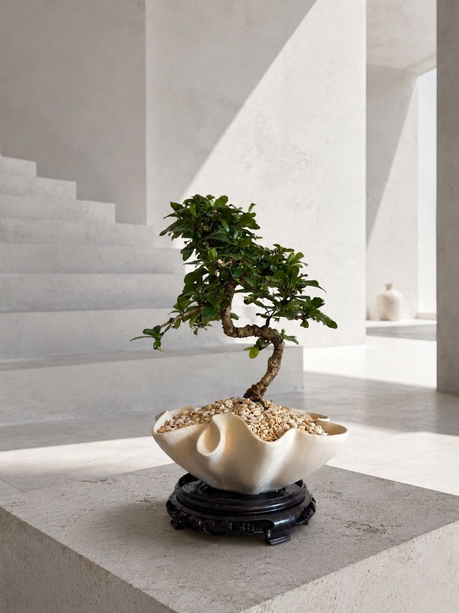 Piante & sementi: Fukientee Bonsai im Topf mit Untersetzer – Usato da Rümlang venduto da Gruseh.ch