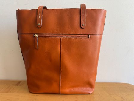 Sac en cuir cognac