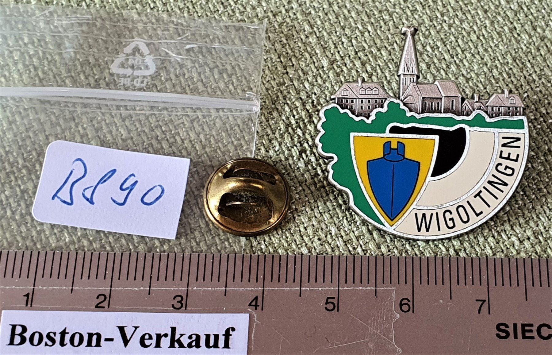 Placchette & Badge: B890 - Pin Wigoltingen Schweiz Suisse – Usato da Reinach BL venduto da Boston-Verkauf 1