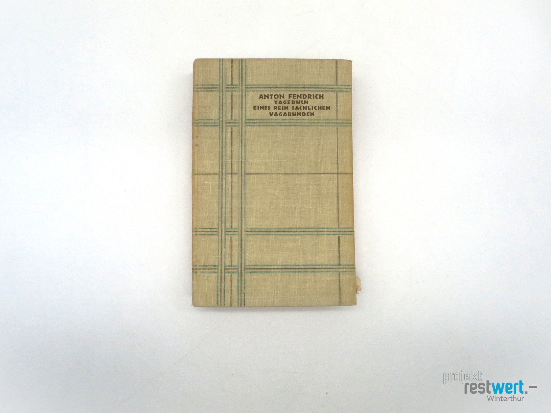 Libri: ANTON FENDRICH - Tagebuch – Usato da Winterthur venduto da Restwert_Winterthur