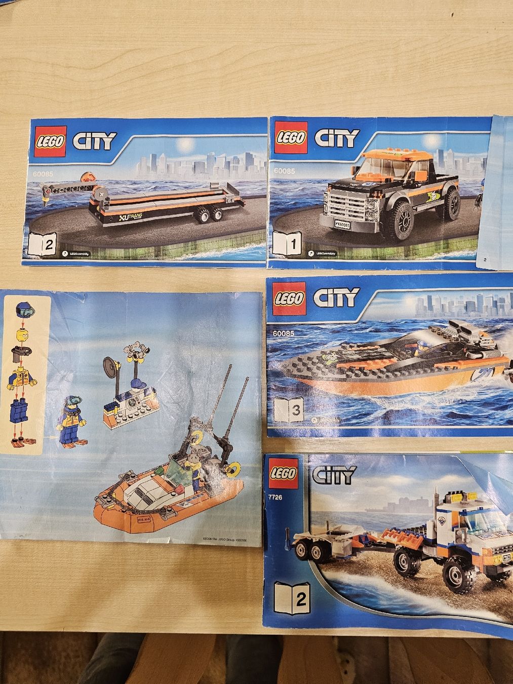 Lego Baukästen: Lego City Bauanleitungen Boote – Gebraucht aus Fraubrunnen von mgh_2l2h