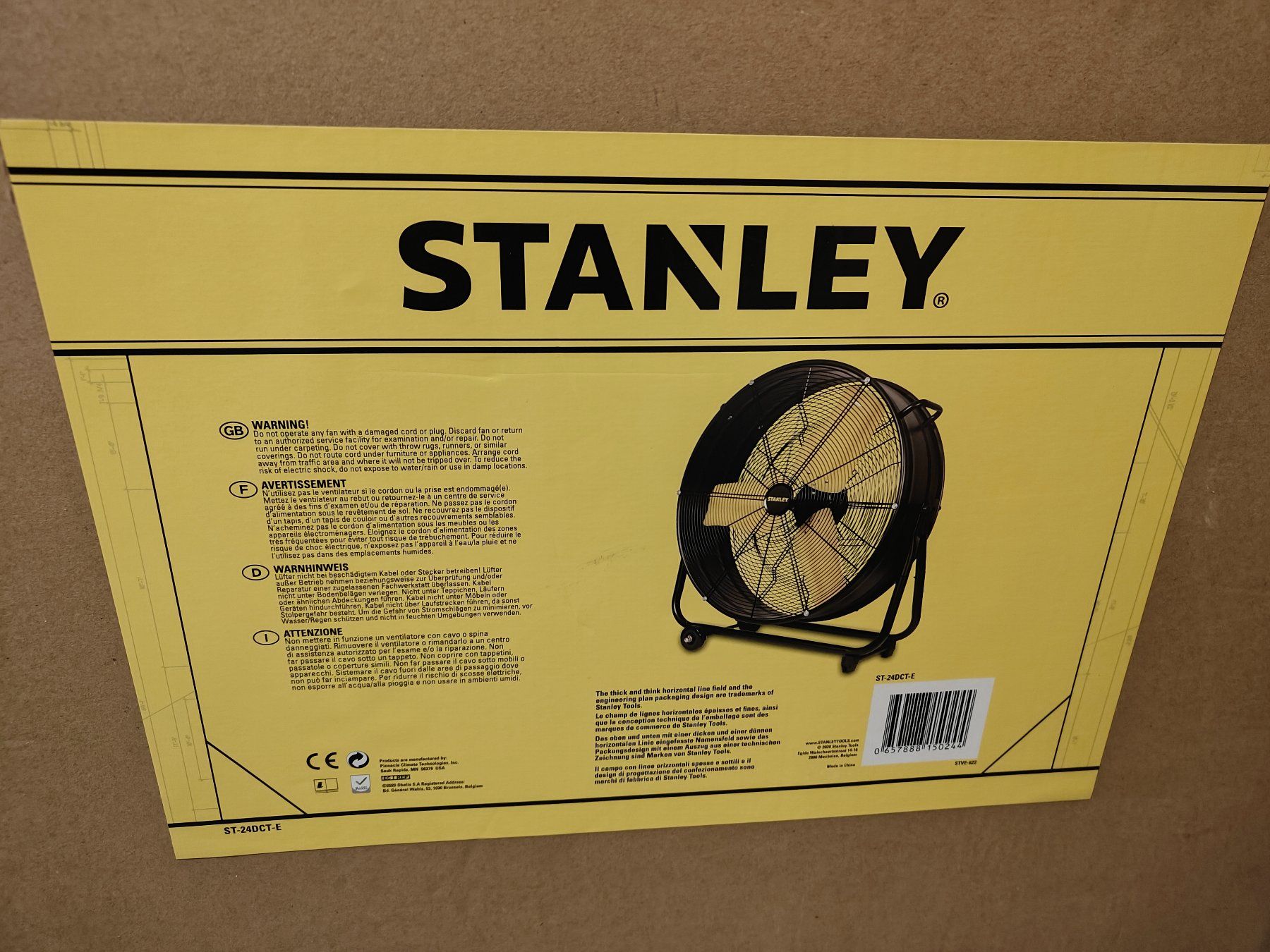 Stanley Ventilateurs: Stanley ST 24DCT E - Ventilator – Neuf avec emballage d'origine à Schaffhausen par dom_m62s 1