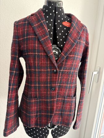 Damen Blazer Circolo 1901 kariert rot blau Grösse 38