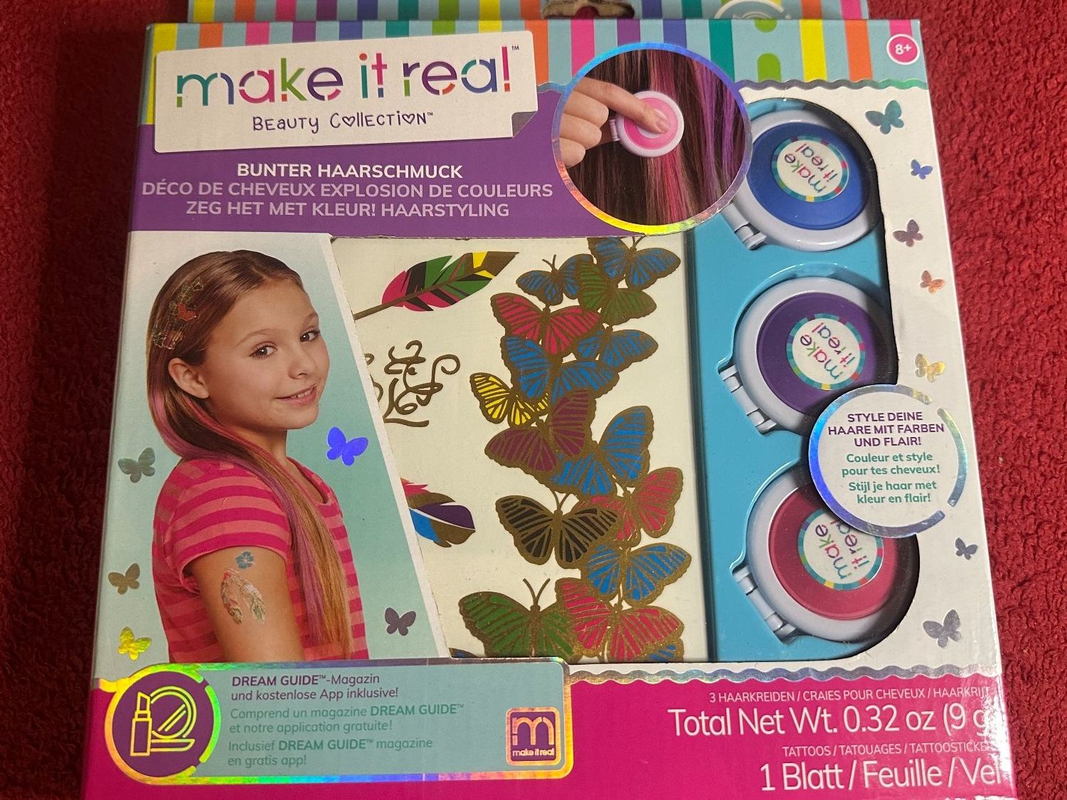 Accessori per capelli: Make it Real - Bunter Haarschmuck & Tattoo Set – Nuovo (secondo la descrizione) da Nesselnbach venduto da sir.lanzelot